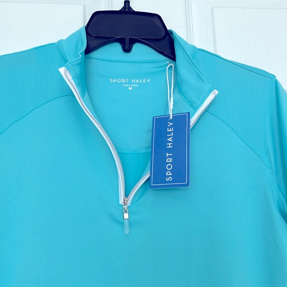 Sport Haley Zip-Up Polo